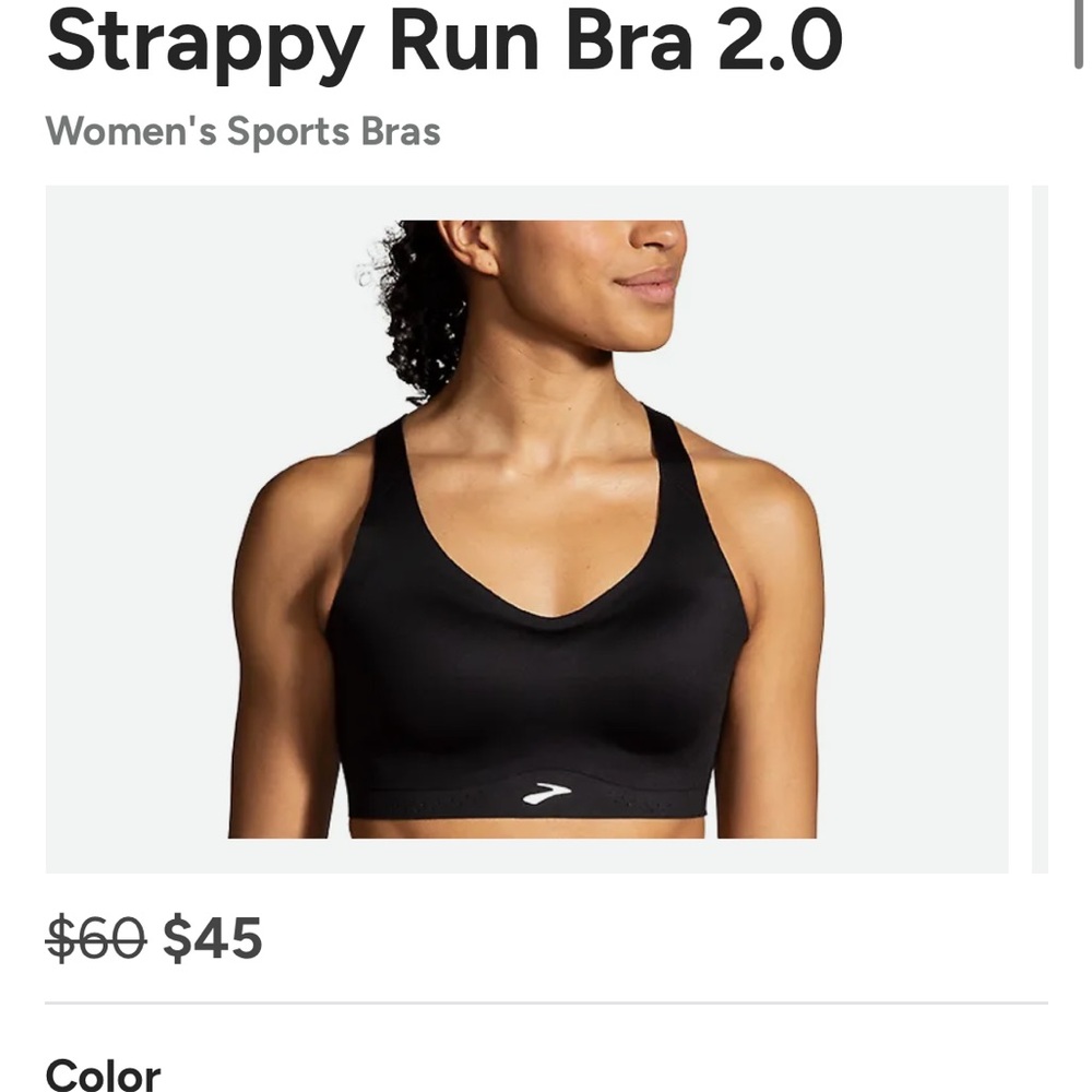 Brooks Strappy Sports Bra